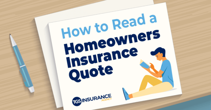 How To Read A Homeowners Insurance Quote